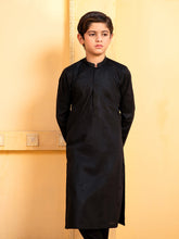 Shahjahan - Black Embroidered Kutra Trouser - 2 Piece